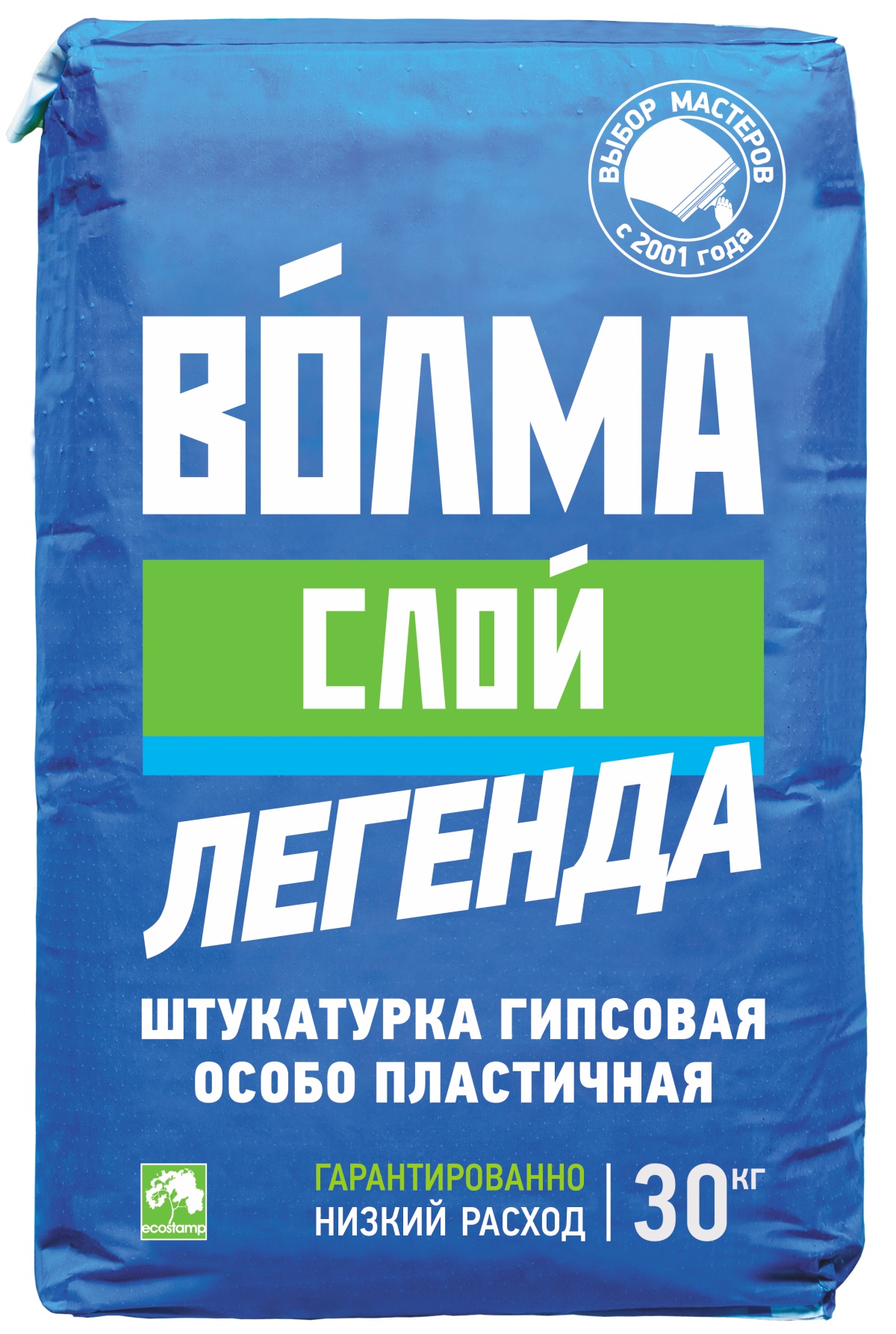 Штукатурка гипсовая ВОЛМА Слой 30 кг — цена в Орске, купить в  интернет-магазине, характеристики и отзывы, фото